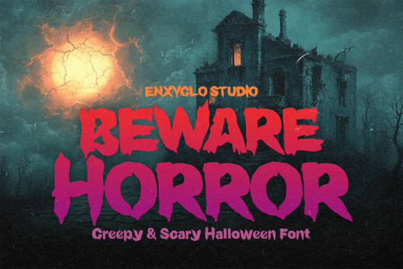 Beware Horror: Testing a Dark Display Font for Real Projects
