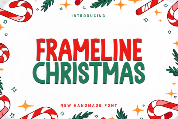 Christmas Frameline: A Font That Adds Festive Flair to Your Brand