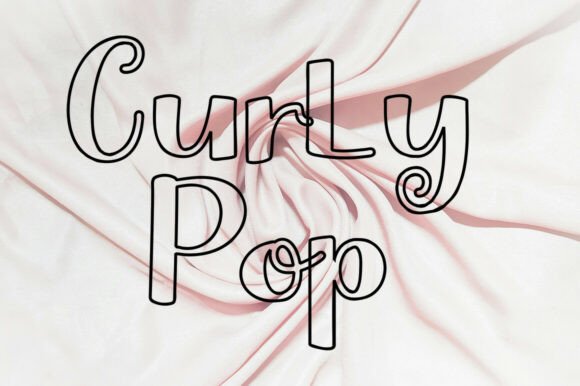 Curly Pop: A Font That Brings Joy to Editorial Design