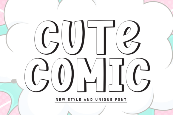 Cute Comic: A Font That Adds Joy to Every Page