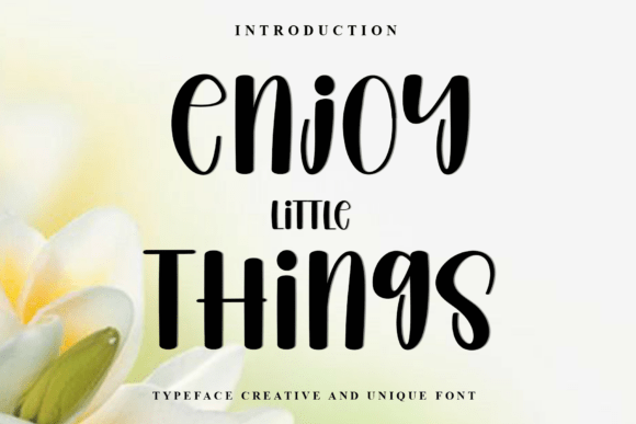 Enjoy Little Things Typeface Brings Whimsy to Branding Projects