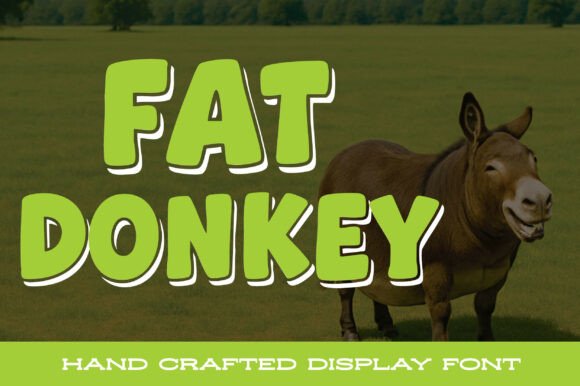 Font Review: Fat Donkey for Web Design