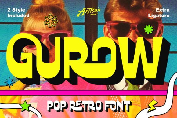 Gurow: A Bold Display Font for Editorial Design