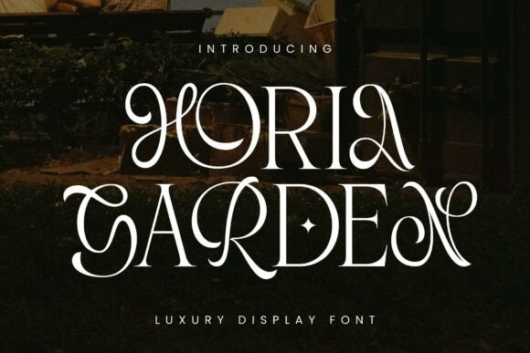 Horia Garden: A Display Font That Brings Refined Elegance to Small Business Branding