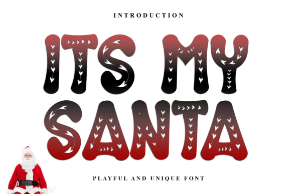 Its My Santa: A Festive Font for Digital Design