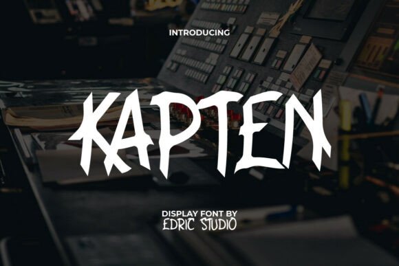 Kapten: A Display Font for Bold Editorial Storytelling