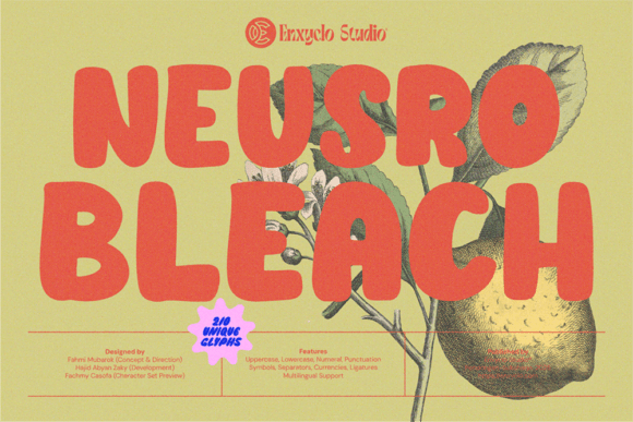 Neusro Bleach: A Rounded Display Font for Bold Editorial Storytelling