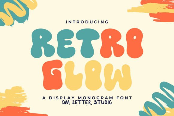 Retro Glow Font: Neon Nostalgia for Editorial Design