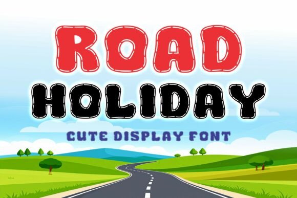 Road Holiday: A Playful Display Font That Brings Campaign Energy to Life