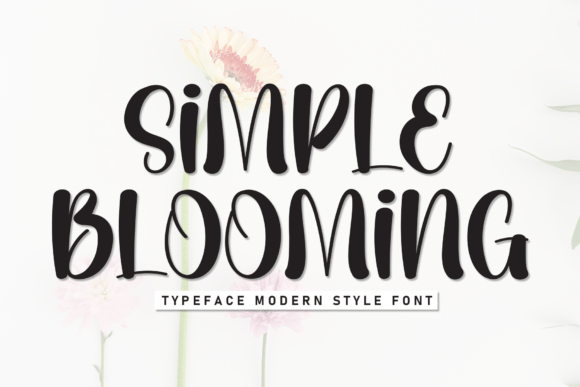 Simple Blooming: A Handwritten Display Font for Playful Brand Campaigns