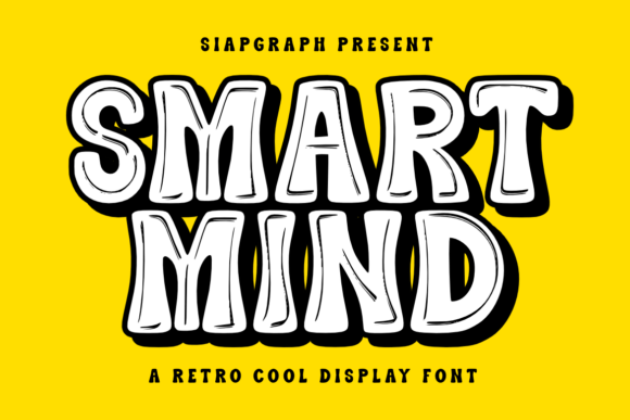 Smart Mind: A Retro Display Typeface for Digital Design