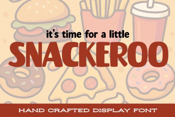 Snackeroo: A Playful Display Font That Gives Your Brand Personality