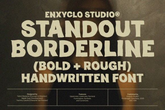Standout Borderline: A Bold Display Font for Authentic Branding