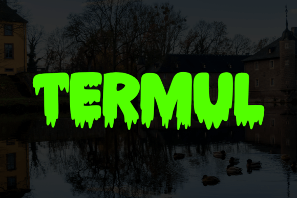 Termul: A Spooky Display Font for Bold Campaigns