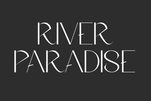 Testing River Paradise: A Display Font That Elevates Web Design